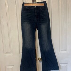 Commense Dark Blue Flare Jeans